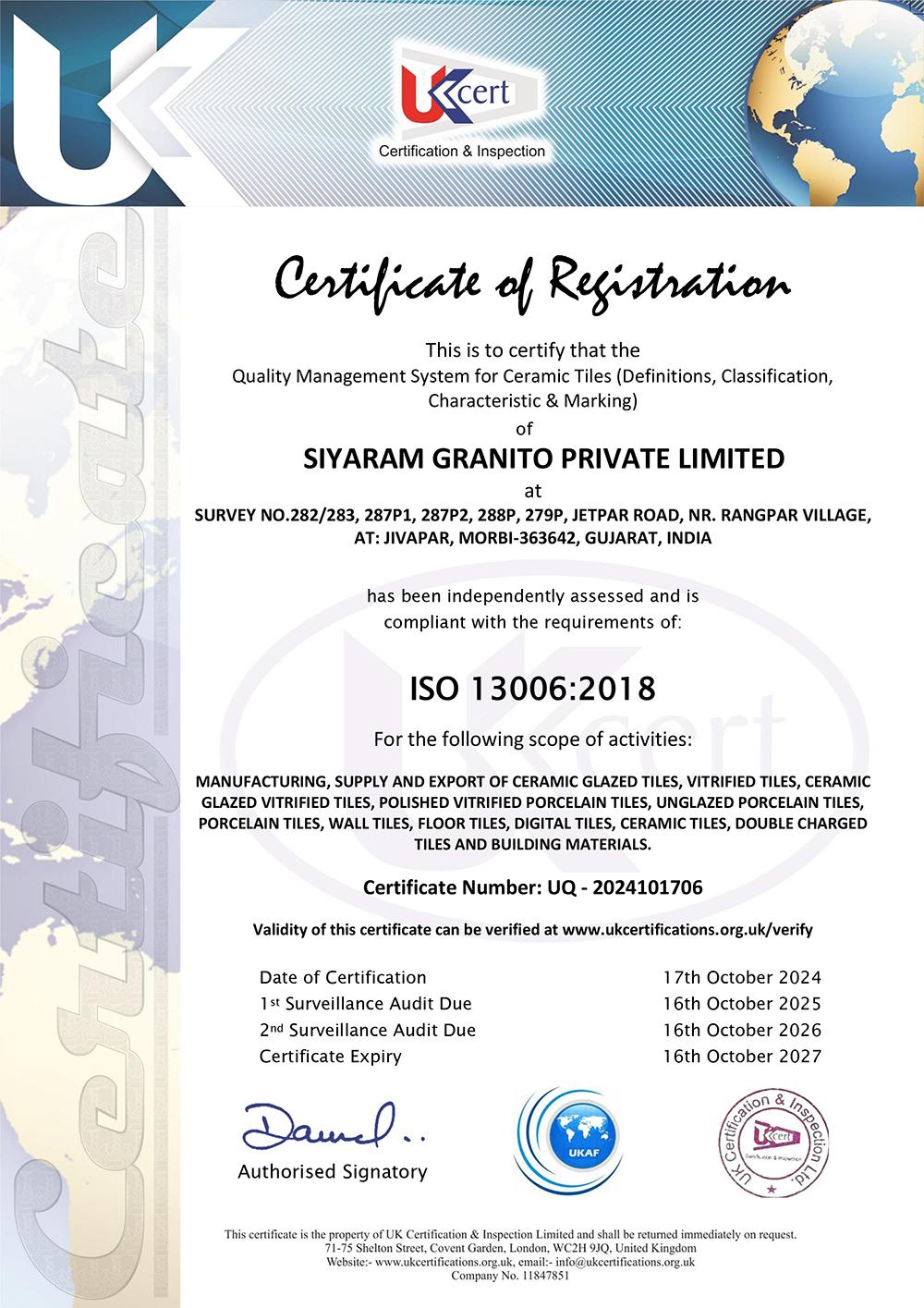 ISO 13006:2018