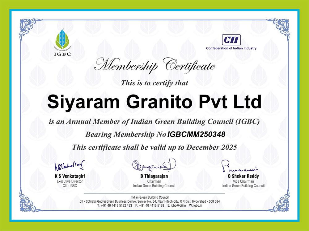 IGBC CERTIFICATE
